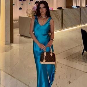 Zara Vibrant Blue Maxi Dress